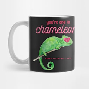 Chameleon Valentine Mug